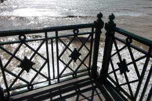 Hastings Pier Balustrade close-up