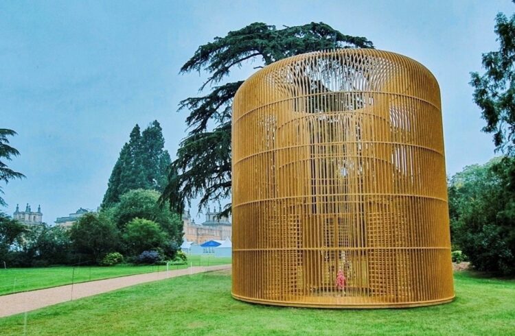 Gilded Cage Sculpture