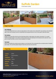 Project Case Study - Suffolk Garden