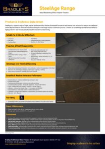 SteelAge Product & Technical Data Sheet V10
